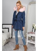 Pale Pink Denim Jacket 7000 - Internetový obchod - Butik